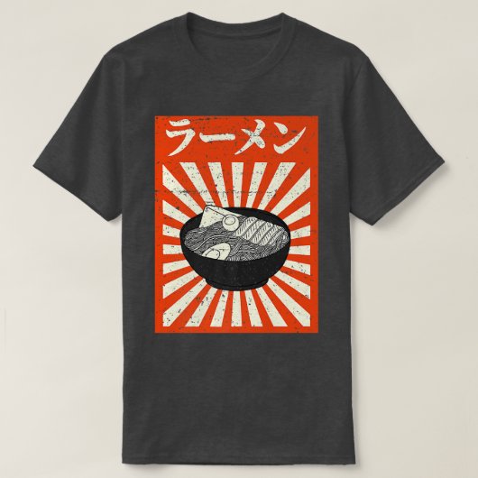 T-shirt Noodles Ramen japonais Premium  (Design devant)