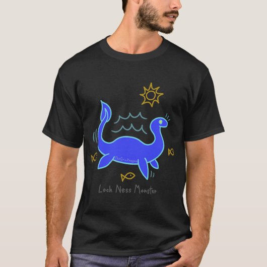 T-shirt Noodling Nessie (Devant)