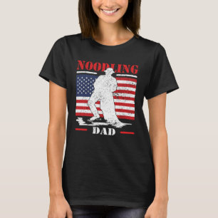T-shirt Noodling Papa comme la pêche mais nécessite une co