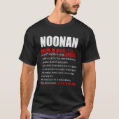 T-shirt NOONAN Nom T T Shirt, NOONAN nom de famille crête (Devant)