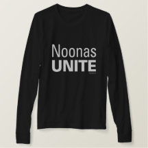 Noonas Unite Femme Noir Long Sleeve Tee