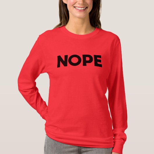 T-shirt NOPE (Devant)