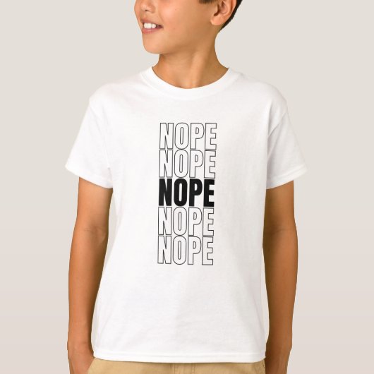 T-shirt Nope (Devant)