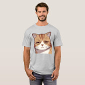 T-shirt Nope Cat (Devant entier)