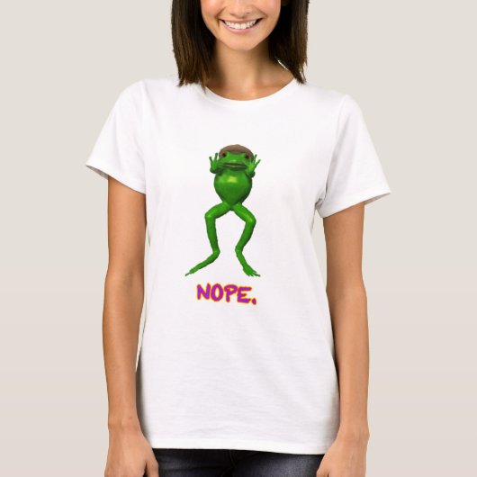 T-shirt Nope Frog (Devant)