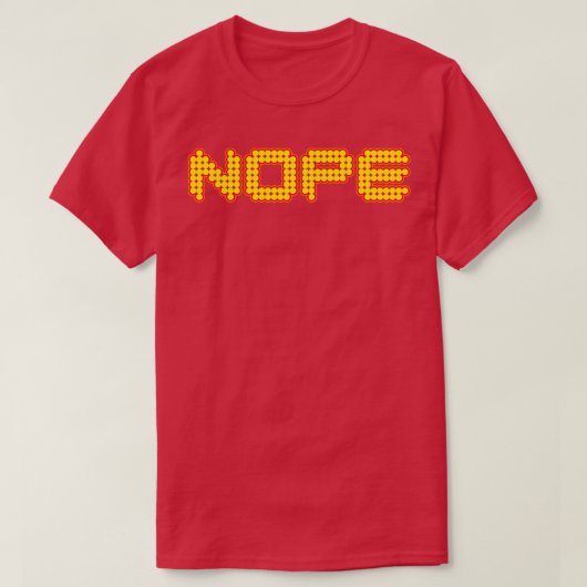 T-shirt Nope Funny (Design devant)