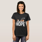 T-shirt Nope Lazy Beagle  (Devant entier)