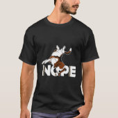T-shirt Nope Lazy Beagle (Devant)