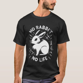 T-shirt norabbit no Life, Amoureux des Lapins, Amoureux de