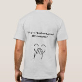 T-shirt Nord de métro (Dos)