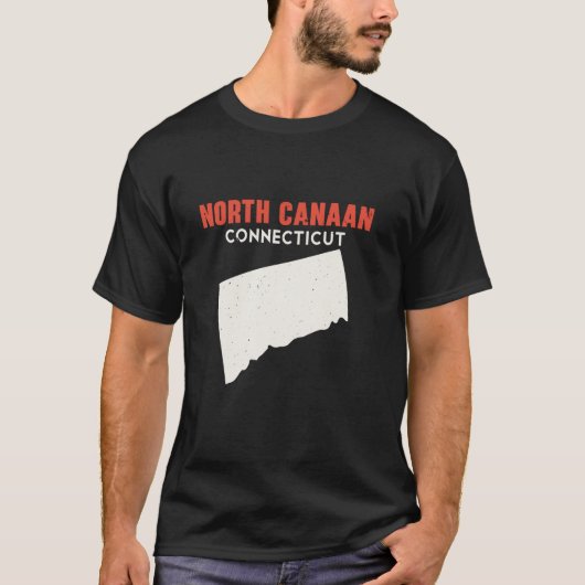T-shirt Nord du Canada Connecticut États-Unis Voyage Améri (Devant)