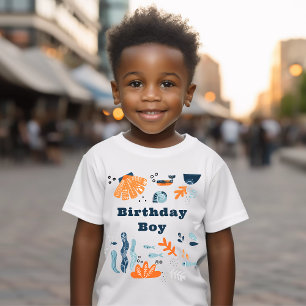 T-shirt Nordic Under the Sea anniversaire de enfant