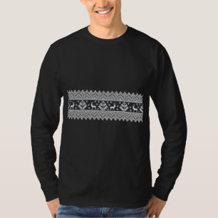T-shirt Nordic Winter Textile Christmas Reindeer Snowflake