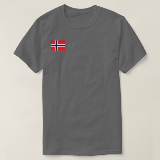 T-shirt Nordkapp Northcape Norvège (Design devant)