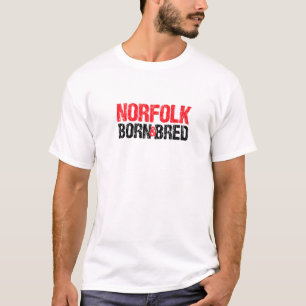 T-shirt Norfolk Né Et Élevé Virginia Hometown Va Home St