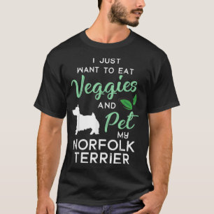 T-shirt Norfolk Terrier Chien Cigar propriétaire amoureux