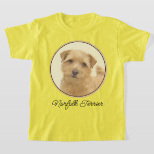 T-shirt Norfolk Terrier Peinture - Art Chien original