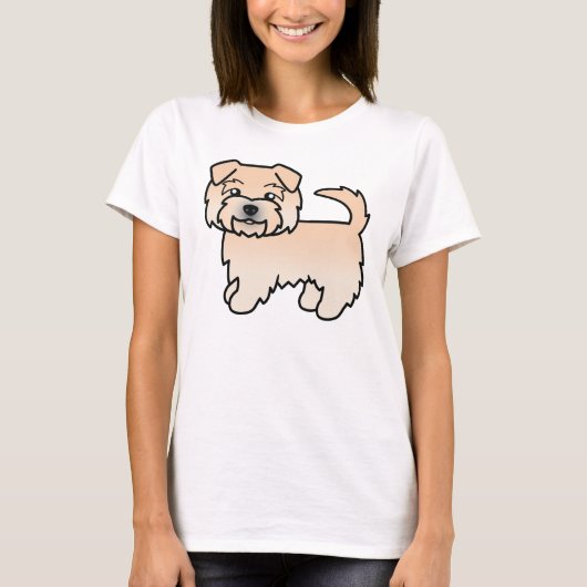 T-shirt Norfolk Terrier roux (Devant)