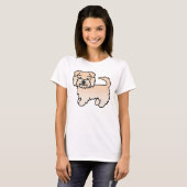 T-shirt Norfolk Terrier roux (Devant entier)