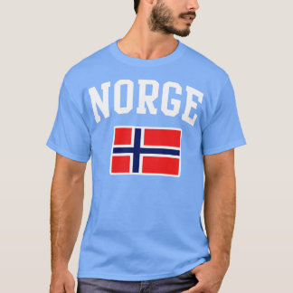 T-shirt Norge Drapeau Norvège Norvège