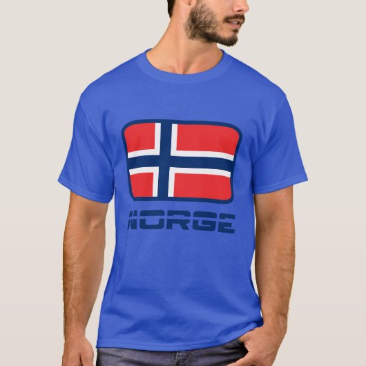 T-shirt Norge Flag ami (Devant)