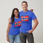 T-shirt Norge Flag ami (Unisexe)