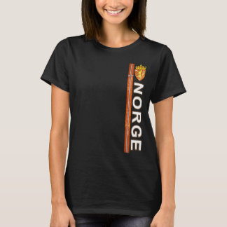 T-shirt Norge Flag Fierté Football Et Sport Thème