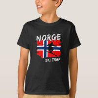 T-Shirt Norge Ski