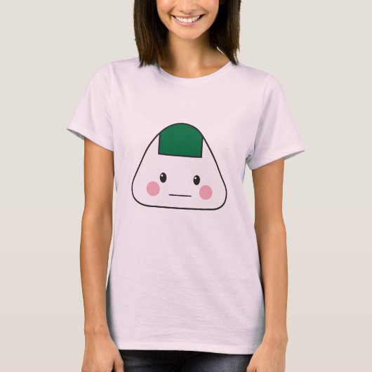 T-shirt Nori japonais d'algue de boule de riz d'omusubi (Devant)