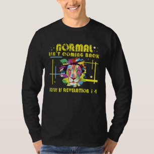 T-shirt Normal ne revient pas Christian Jésus Lion abs