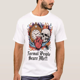 T-shirt Normal People Scare Me