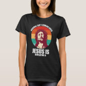 T-shirt Normal Revient Jésus Est Apocalypse 14 Retr (Devant)