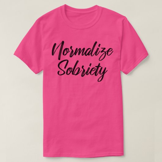 T-shirt Normaliser la Sobriété III (Design devant)
