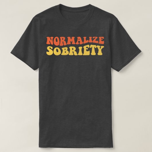 T-shirt Normaliser la Sobriété IV (Design devant)