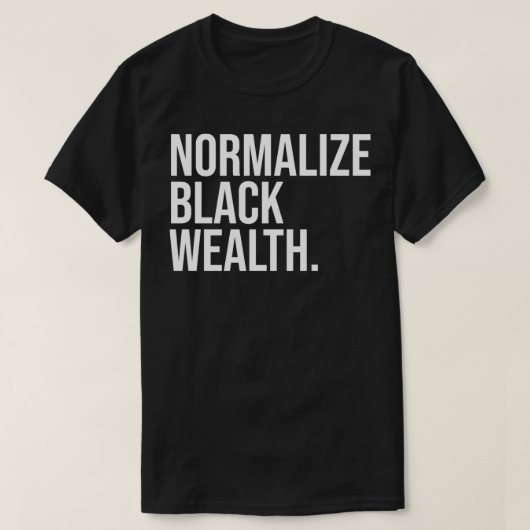 T-shirt Normaliser les richesses noires renforcer la cultu (Design devant)