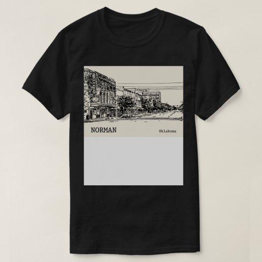 T-shirt Norman Oklahoma 1 (Design devant)