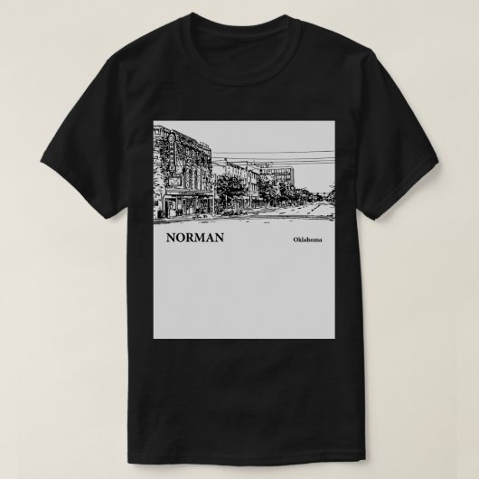 T-shirt Norman Oklahoma 2 (Design devant)