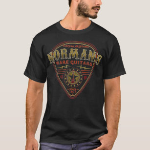 T-shirt Norman S Rare Guitars Musique Cadeau