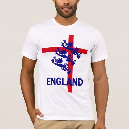 T-shirt Norme de l'Angleterre et croix royales de St (Devant)