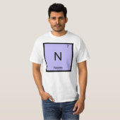 T-shirt Norme Nom Chimie Élément Tableau périodique (Devant entier)