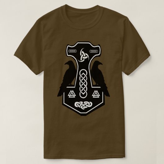 T-shirt Norse Thors Hammer (Design devant)