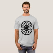 T-shirt Norse Viking Esotérique Sun Wheel (Devant entier)