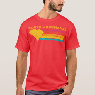 T-shirt North Charleston Caroline du Sud Vintage détenue