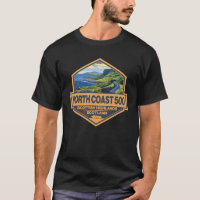 North Coast 500 Scotland Travel Art Badge