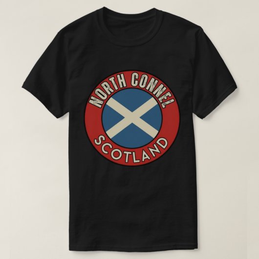 T-shirt North Connel, Écosse (Design devant)
