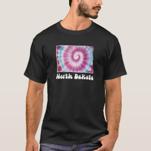 T-shirt North Dakota Tie Dye Premium
