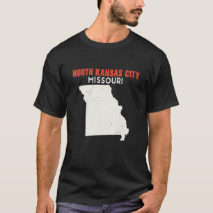 T-shirt North Kansas City Missouri USA State America Trave