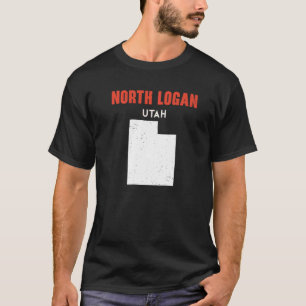 T-shirt North Logan Utah USA State America Travel Utahan