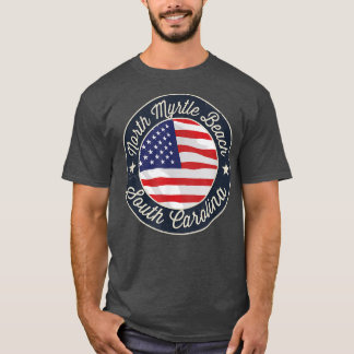 T-shirt North Myrtle Beach - Patriotic South Carolina Souv