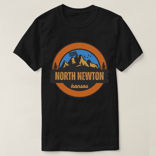 T-shirt North Newton, Kansas (Design devant)